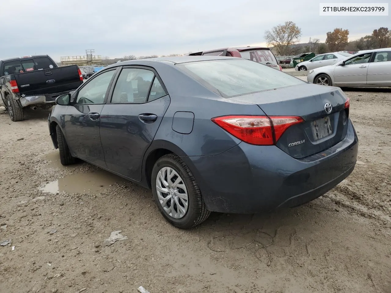 2019 Toyota Corolla L VIN: 2T1BURHE2KC239799 Lot: 80021824