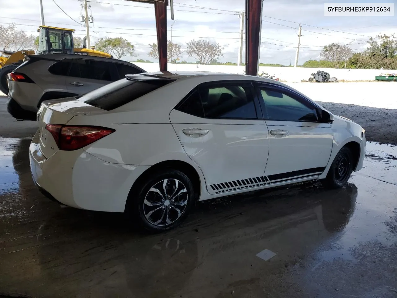 2019 Toyota Corolla L VIN: 5YFBURHE5KP912634 Lot: 80298524