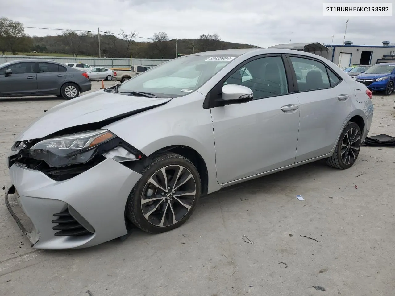 2019 Toyota Corolla L VIN: 2T1BURHE6KC198982 Lot: 80528964