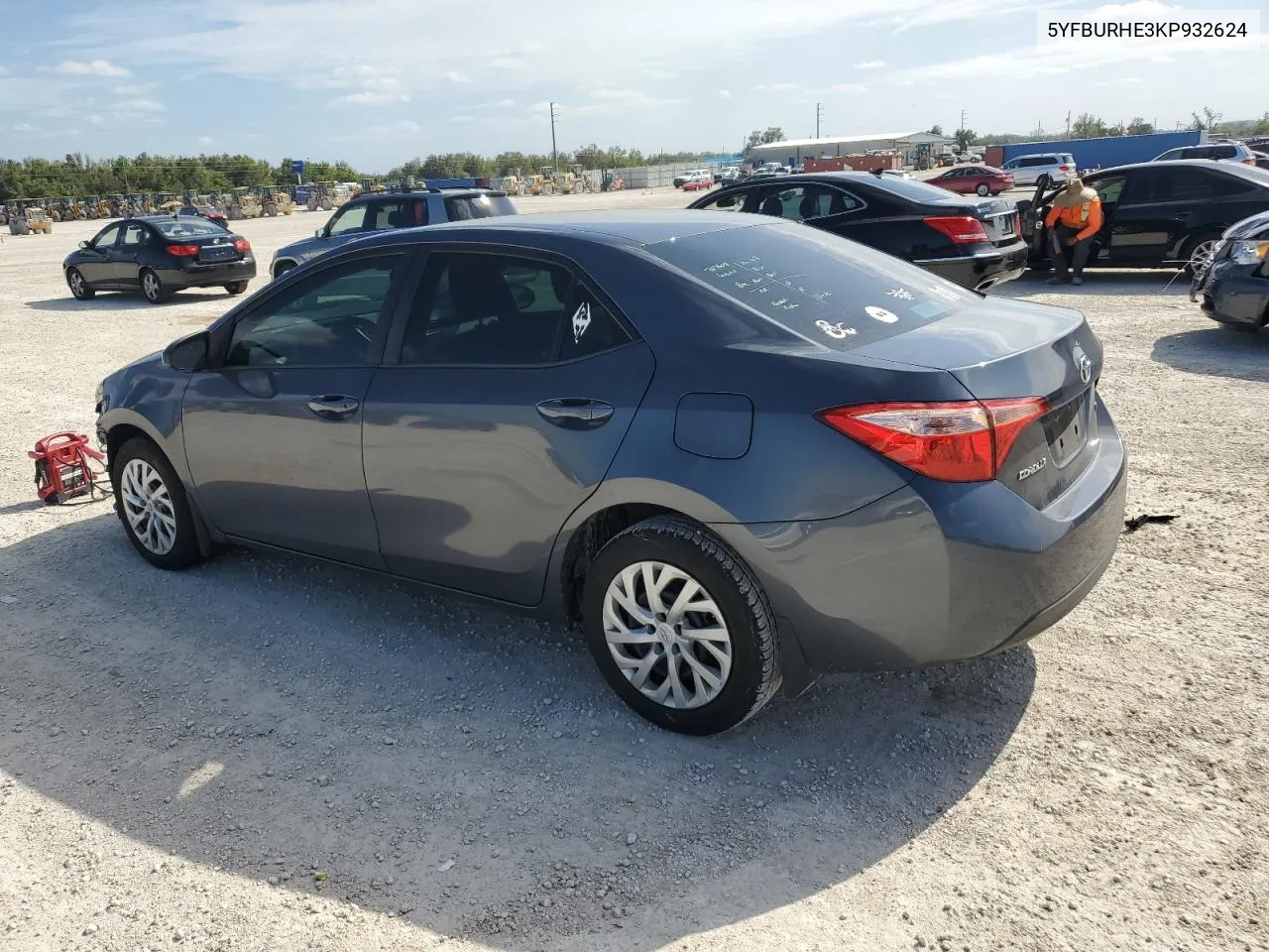 2019 Toyota Corolla L VIN: 5YFBURHE3KP932624 Lot: 80568404