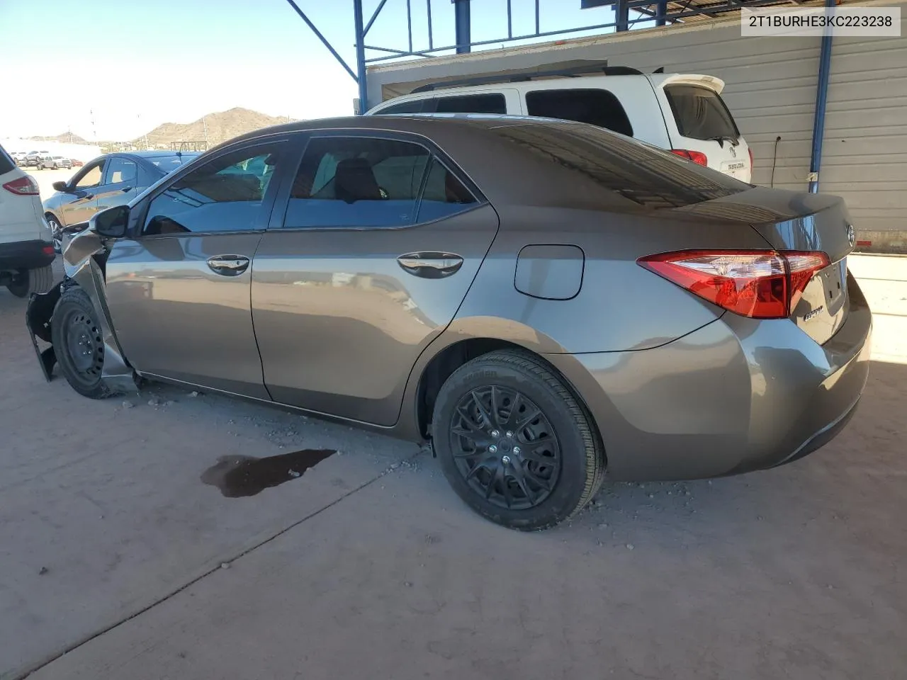 2019 Toyota Corolla L VIN: 2T1BURHE3KC223238 Lot: 80774504