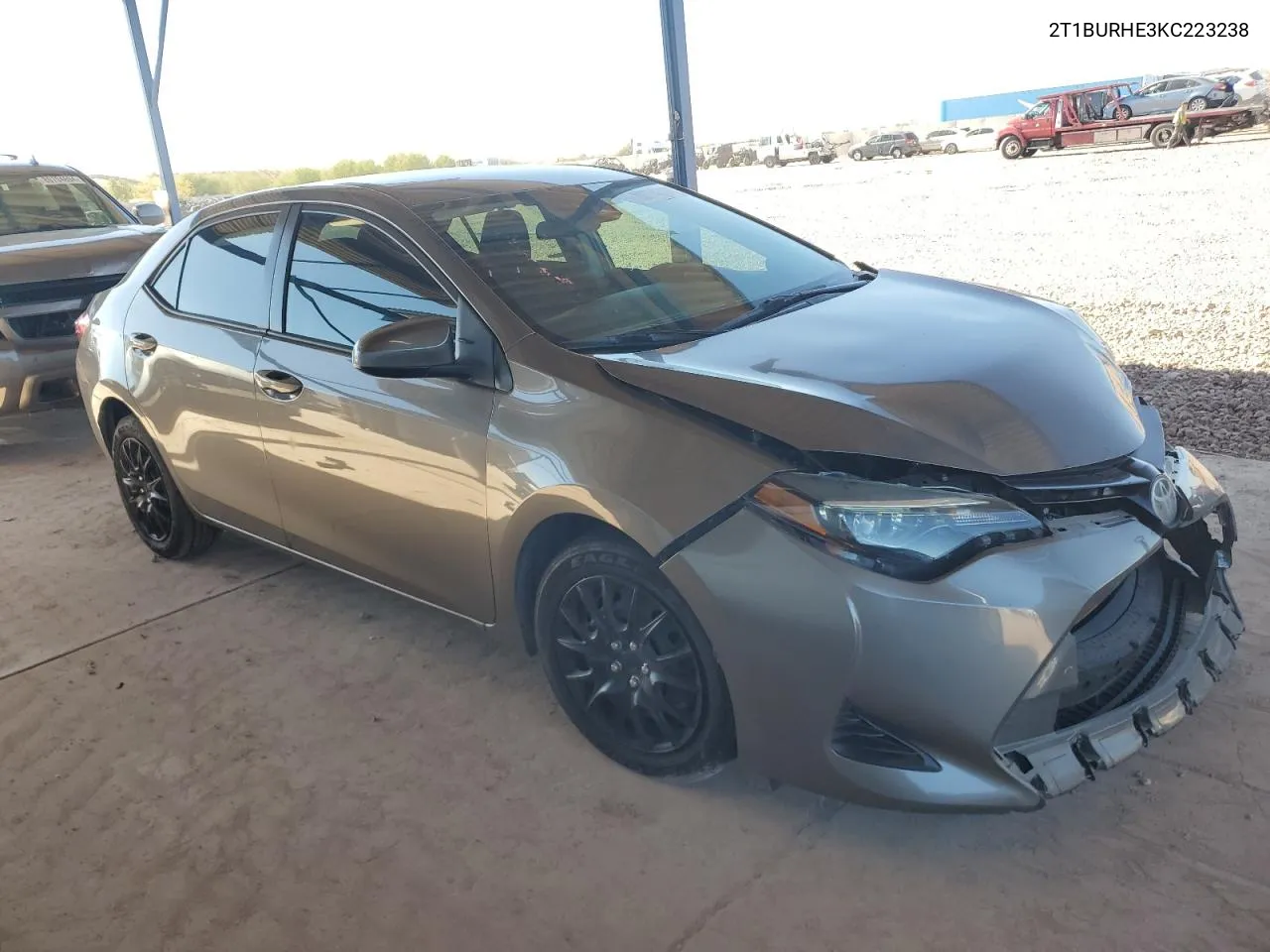 2019 Toyota Corolla L VIN: 2T1BURHE3KC223238 Lot: 80774504