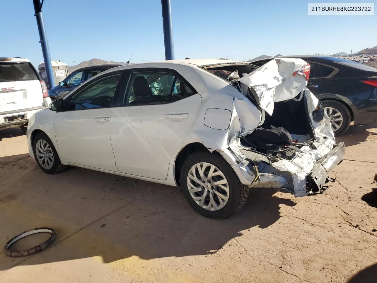 2019 Toyota Corolla L VIN: 2T1BURHE8KC223722 Lot: 80784224