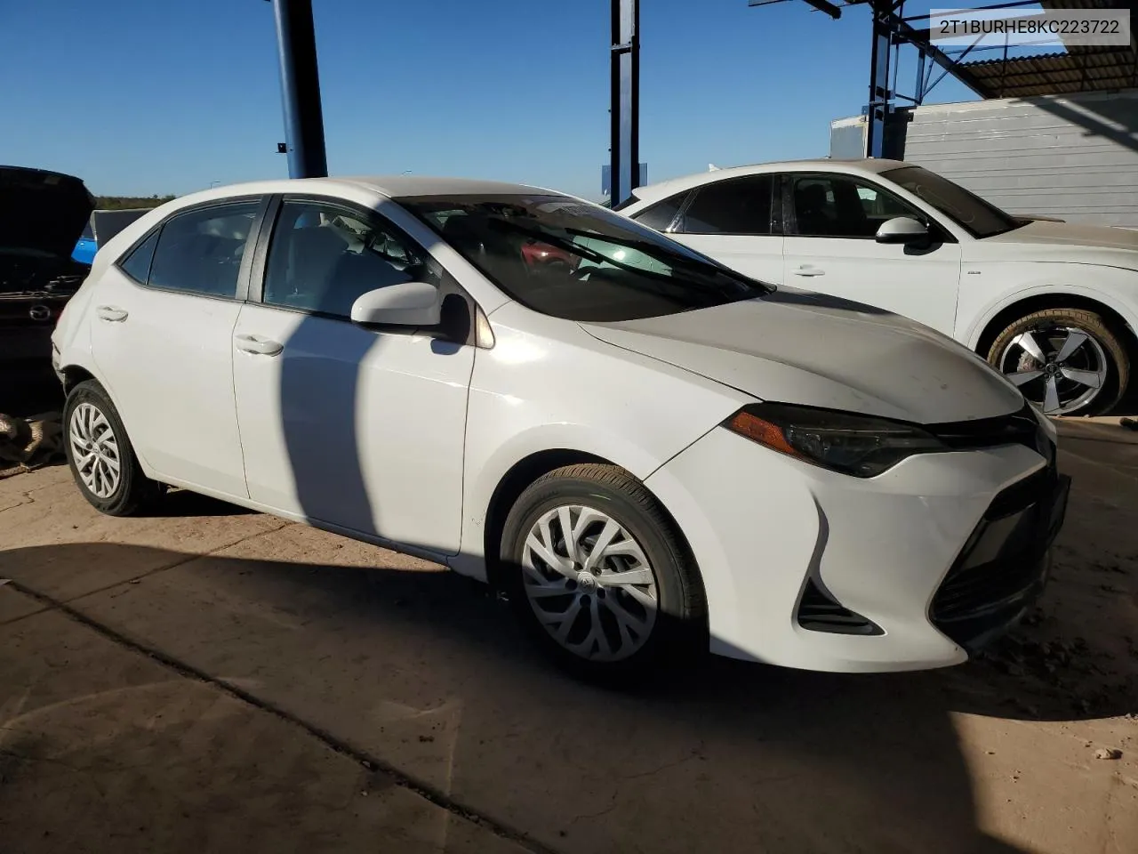 2019 Toyota Corolla L VIN: 2T1BURHE8KC223722 Lot: 80784224