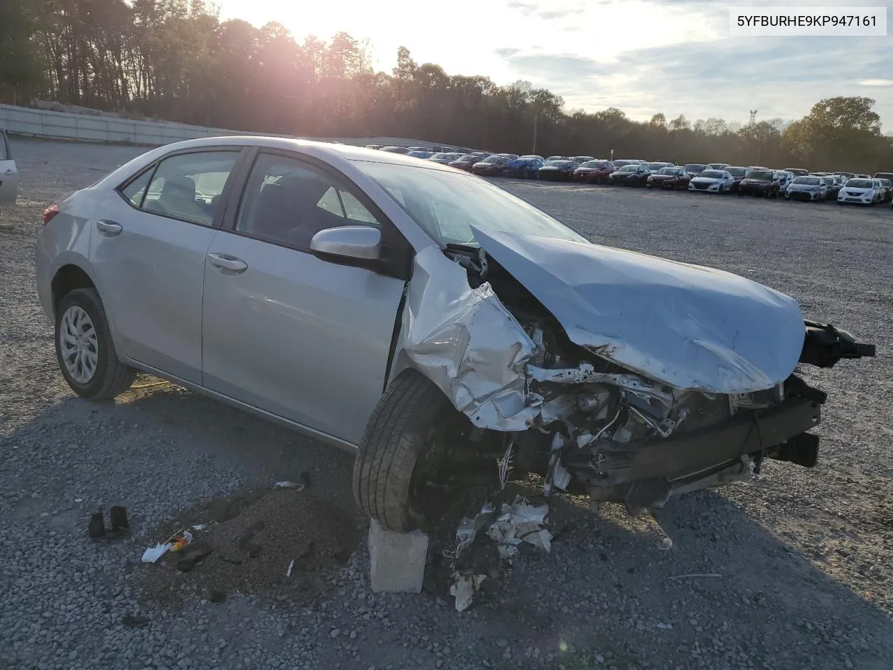 2019 Toyota Corolla L VIN: 5YFBURHE9KP947161 Lot: 81253134