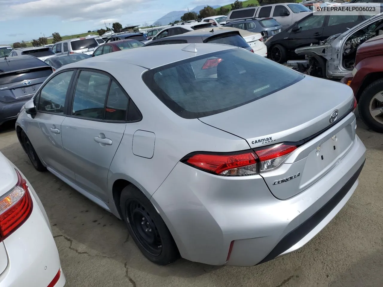 2020 Toyota Corolla Le VIN: 5YFEPRAE4LP006023 Lot: 40049594