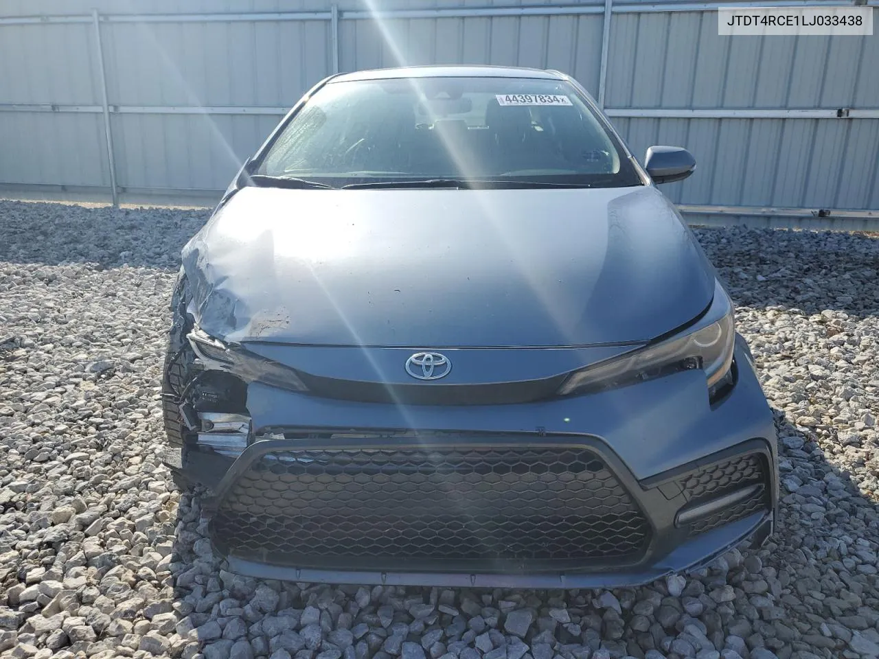 2020 Toyota Corolla Xse VIN: JTDT4RCE1LJ033438 Lot: 44397834