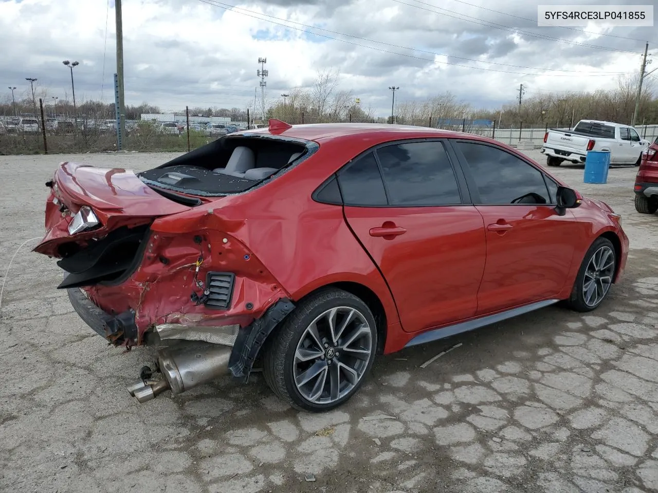 2020 Toyota Corolla Se VIN: 5YFS4RCE3LP041855 Lot: 45506674