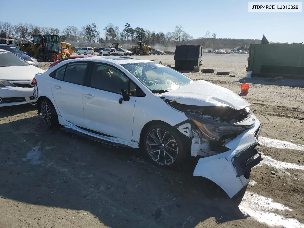 2020 Toyota Corolla Se VIN: JTDP4RCE1LJ013028 Lot: 47950454