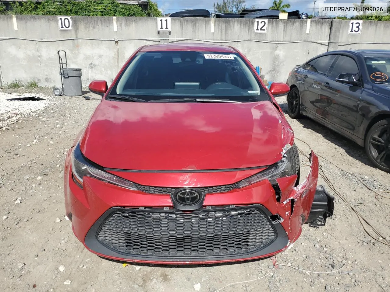 JTDEPRAE7LJ099026 2020 Toyota Corolla Le