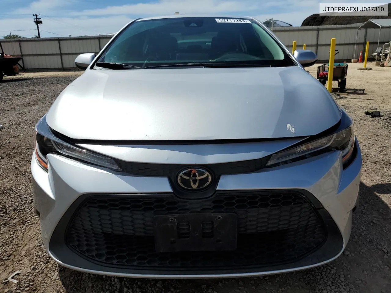 2020 Toyota Corolla Le VIN: JTDEPRAEXLJ087310 Lot: 52777244