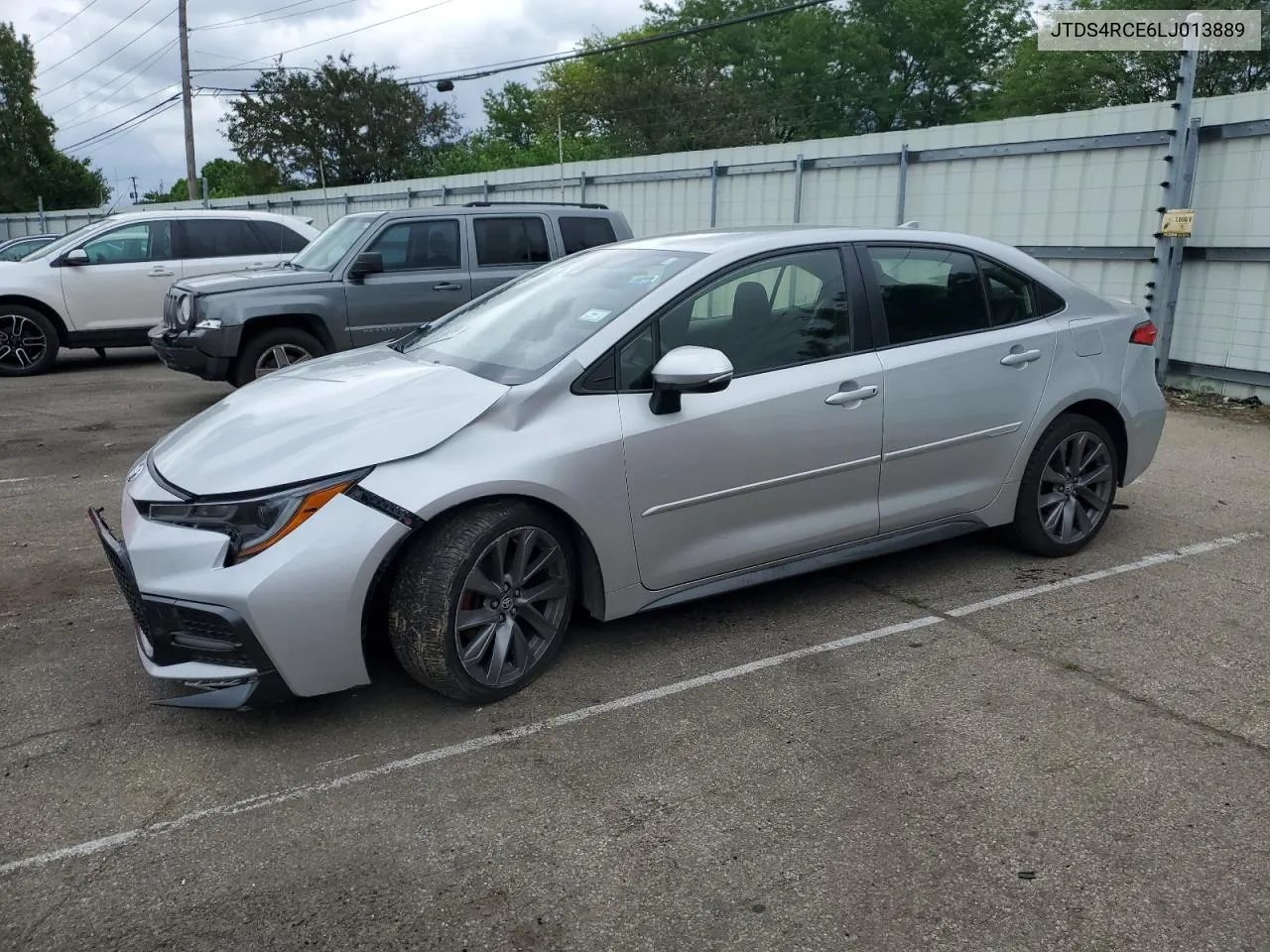 2020 Toyota Corolla Se VIN: JTDS4RCE6LJ013889 Lot: 54518324