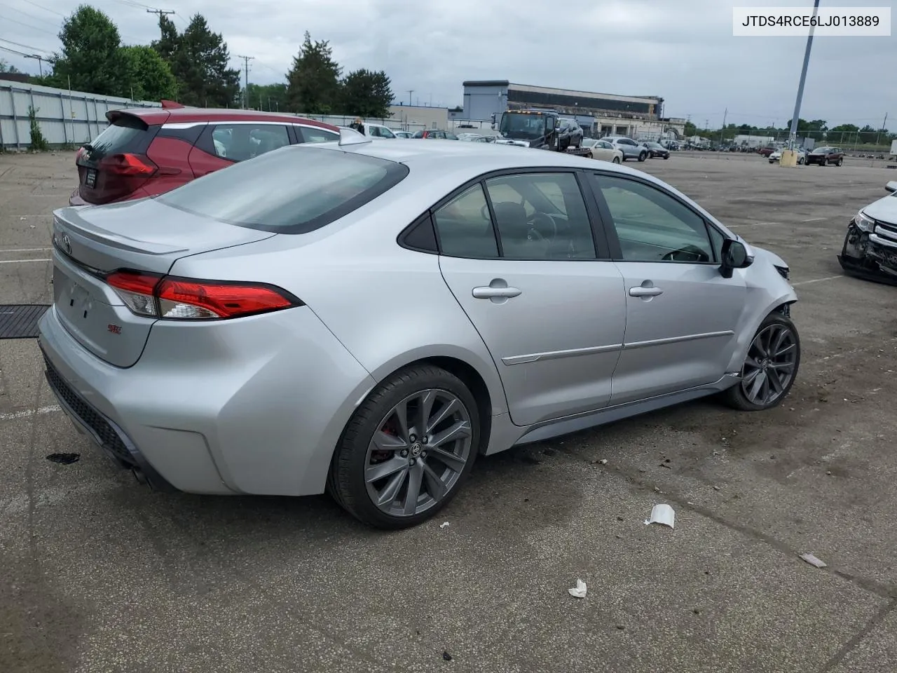 2020 Toyota Corolla Se VIN: JTDS4RCE6LJ013889 Lot: 54518324