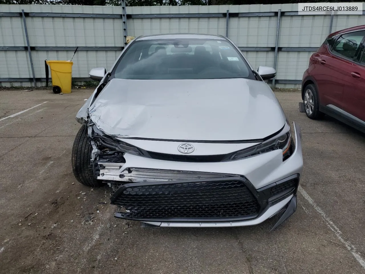 2020 Toyota Corolla Se VIN: JTDS4RCE6LJ013889 Lot: 54518324