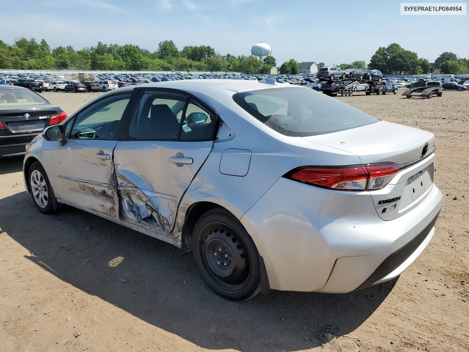 2020 Toyota Corolla Le VIN: 5YFEPRAE1LP084954 Lot: 55627454