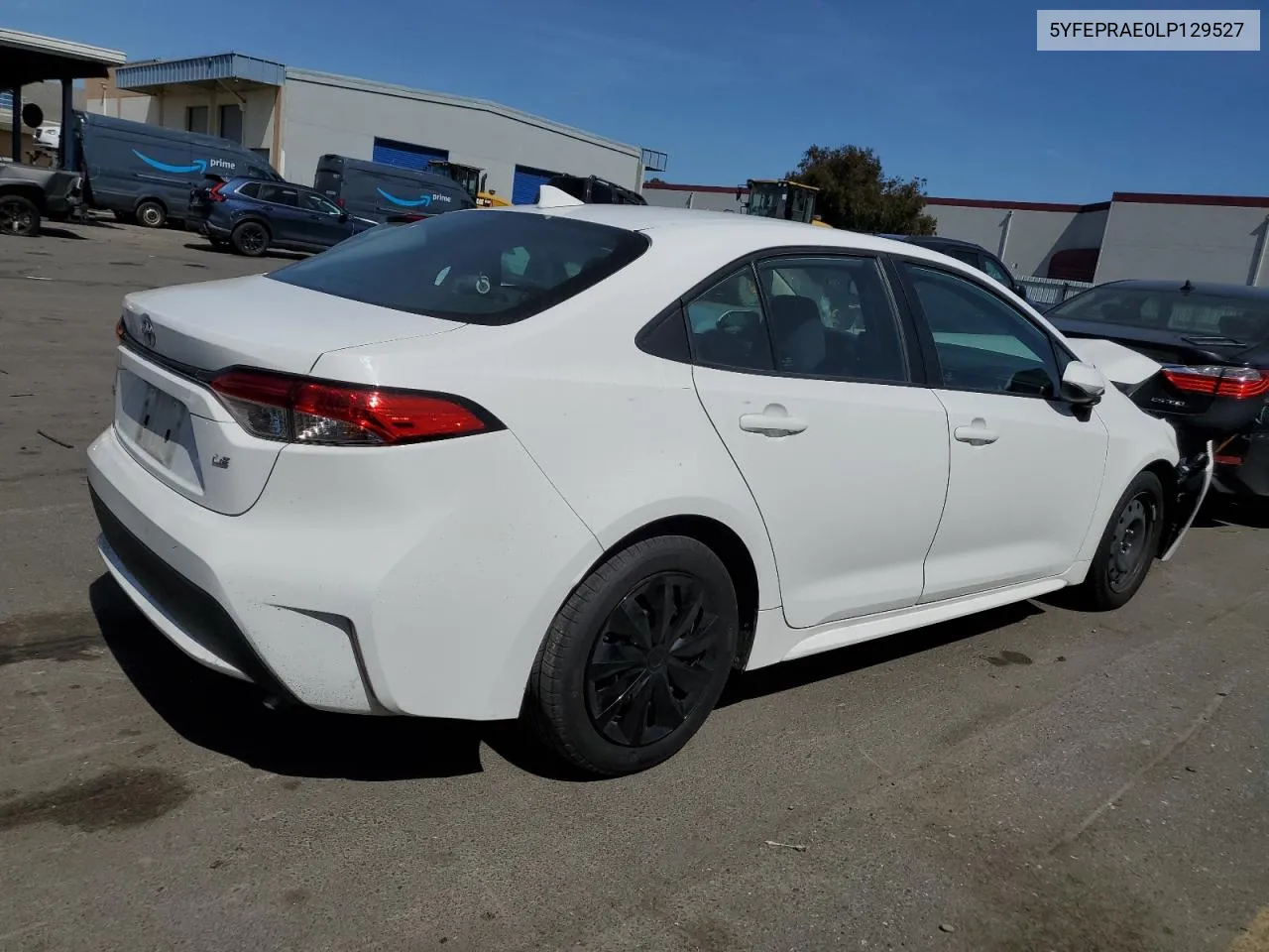 2020 Toyota Corolla Le VIN: 5YFEPRAE0LP129527 Lot: 56512714