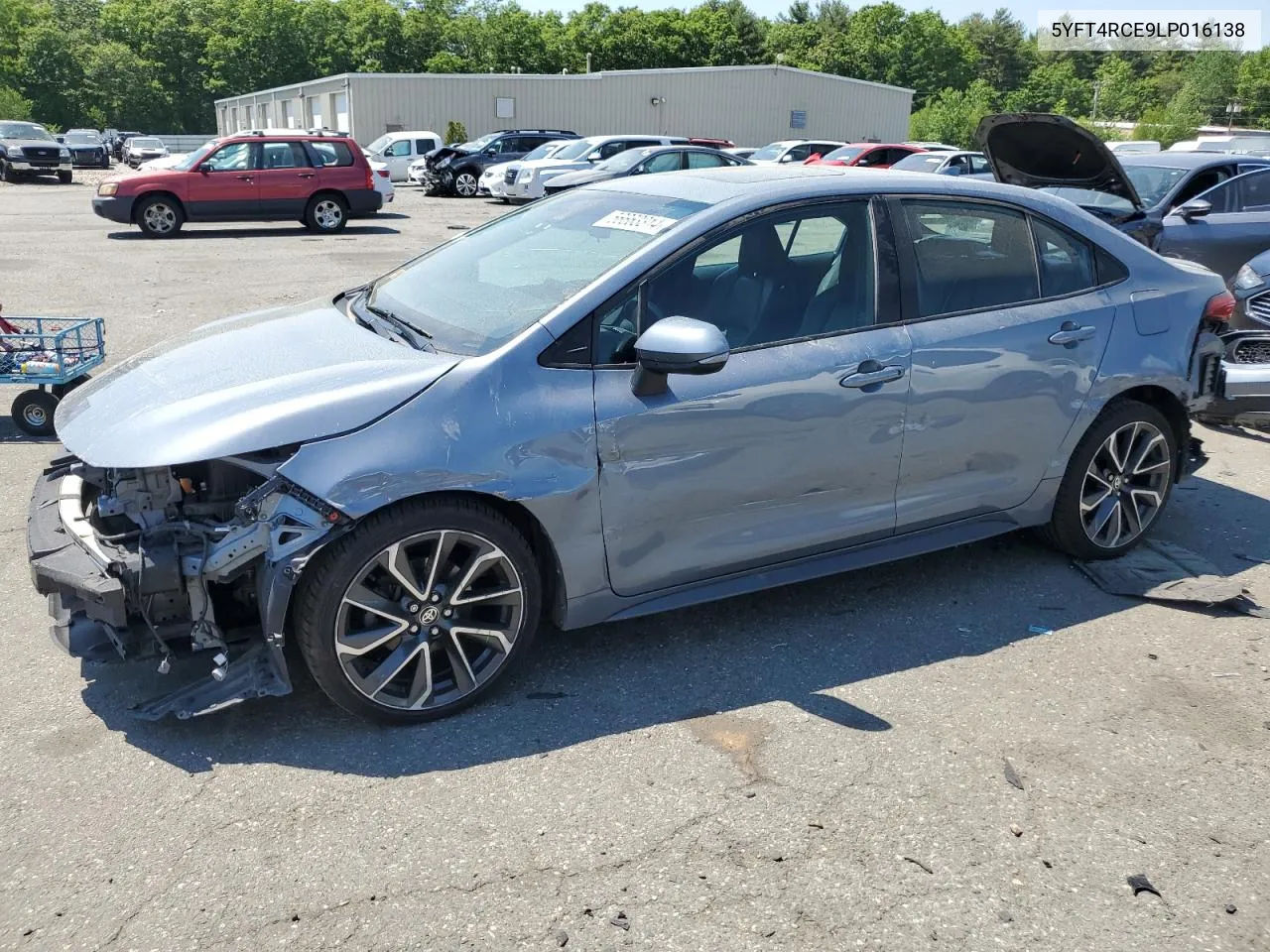 2020 Toyota Corolla Xse VIN: 5YFT4RCE9LP016138 Lot: 56663314