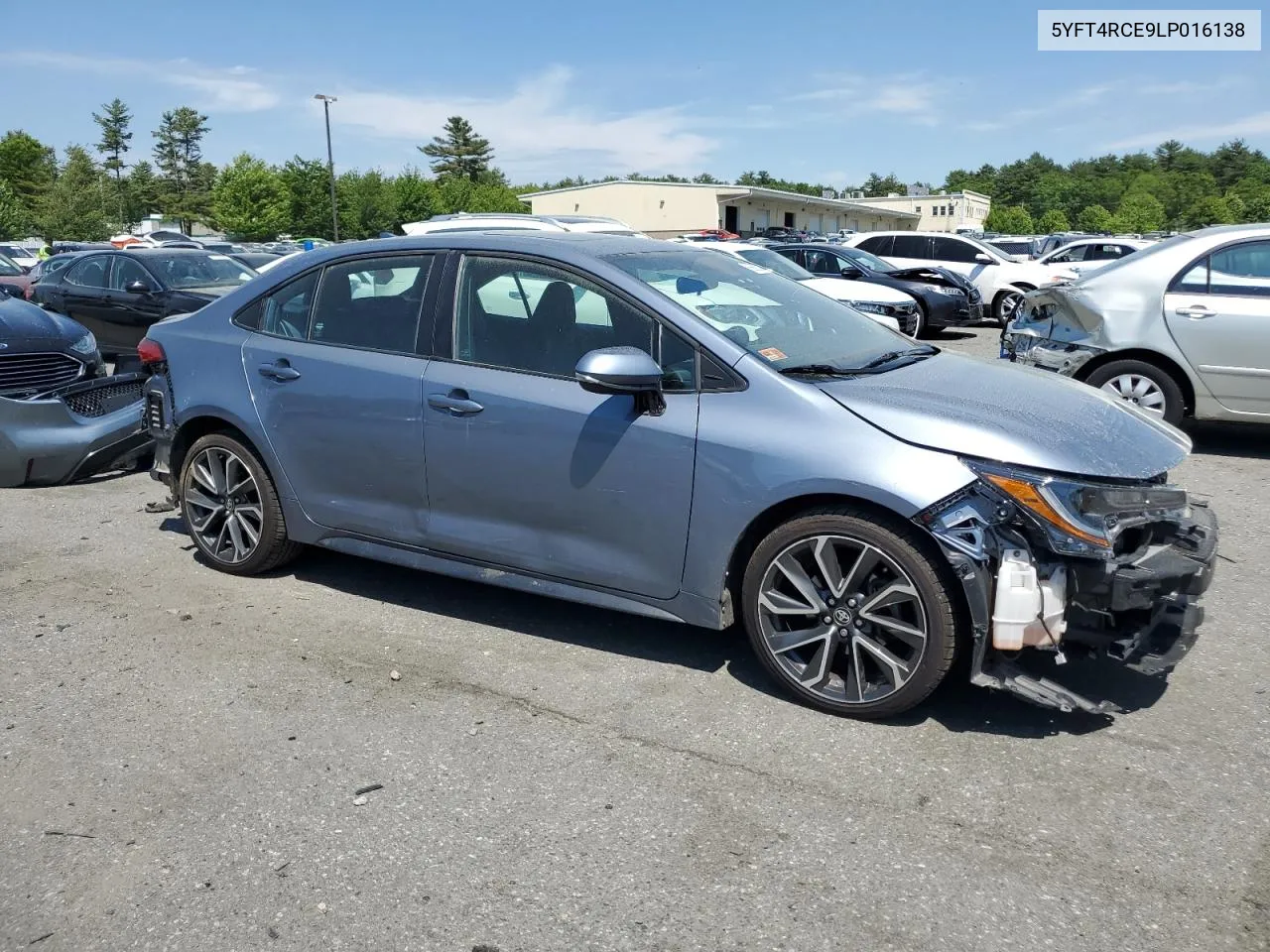 2020 Toyota Corolla Xse VIN: 5YFT4RCE9LP016138 Lot: 56663314