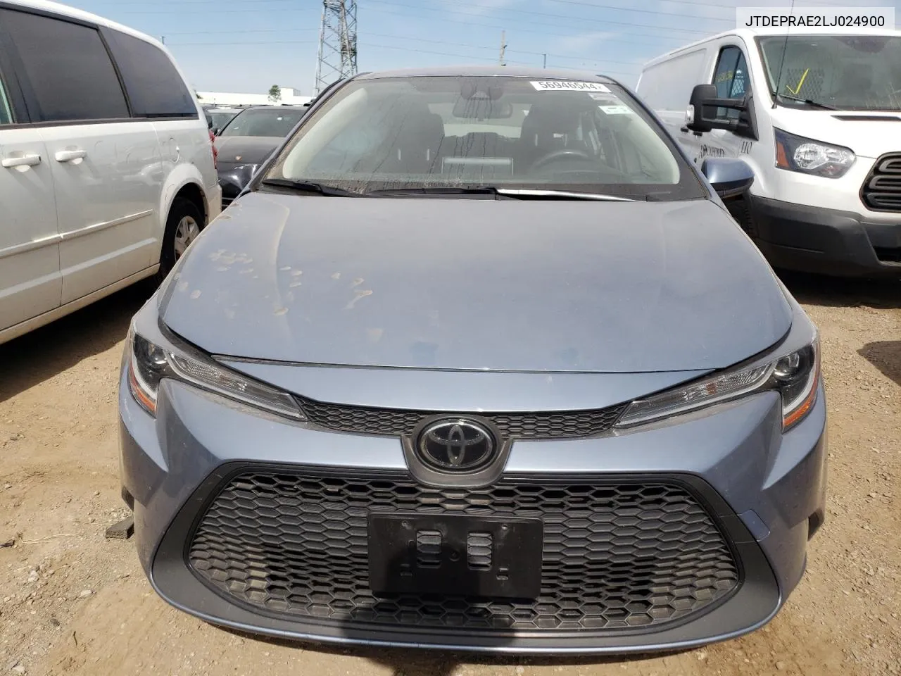 2020 Toyota Corolla Le VIN: JTDEPRAE2LJ024900 Lot: 56946544