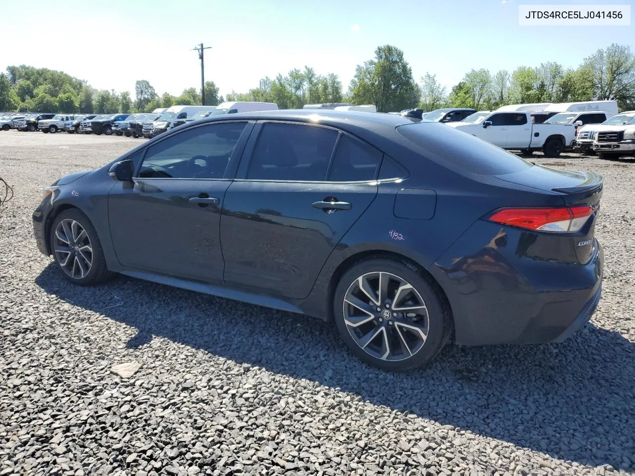 2020 Toyota Corolla Se VIN: JTDS4RCE5LJ041456 Lot: 57353124