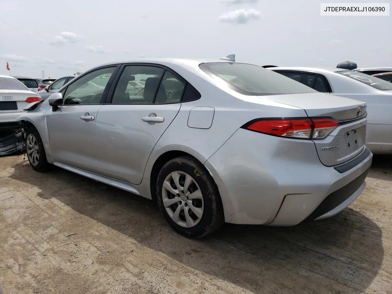 2020 Toyota Corolla Le VIN: JTDEPRAEXLJ106390 Lot: 57466994