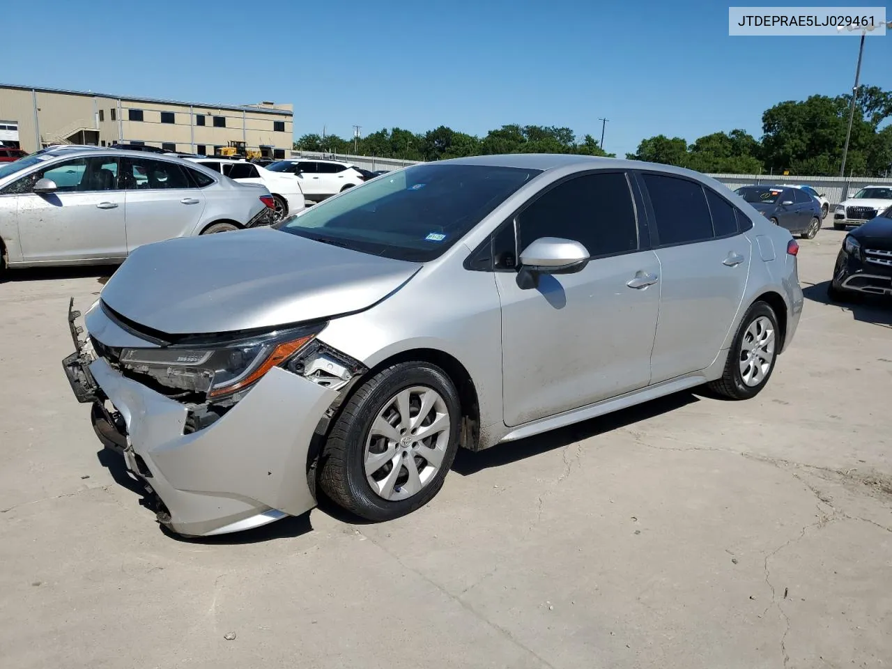 2020 Toyota Corolla Le VIN: JTDEPRAE5LJ029461 Lot: 57928174