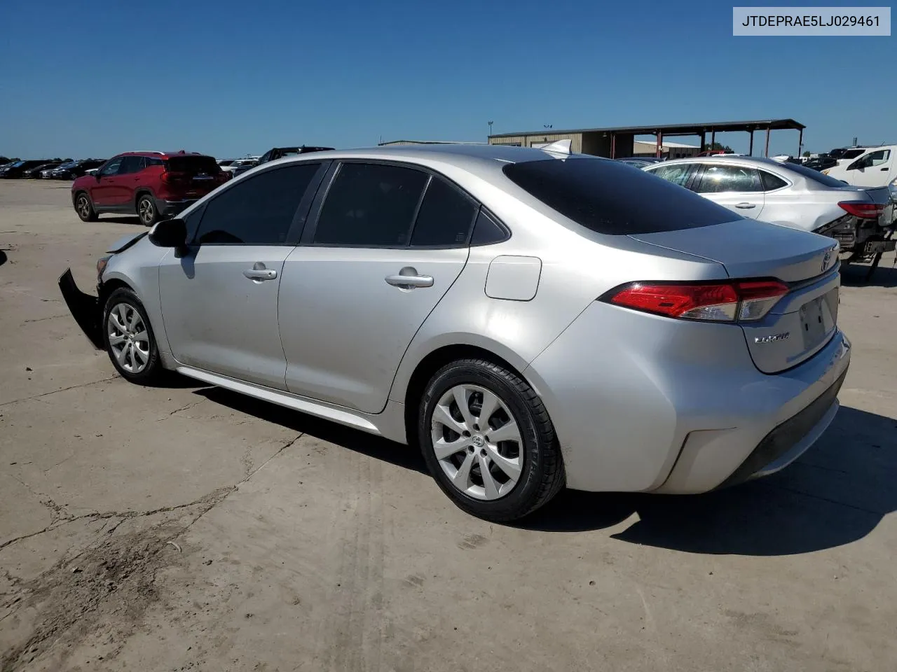 2020 Toyota Corolla Le VIN: JTDEPRAE5LJ029461 Lot: 57928174