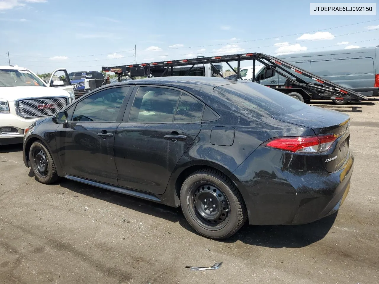 2020 Toyota Corolla Le VIN: JTDEPRAE6LJ092150 Lot: 60818584