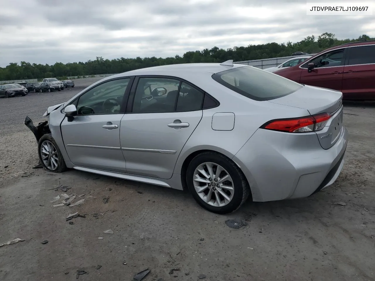 2020 Toyota Corolla Le VIN: JTDVPRAE7LJ109697 Lot: 62337024