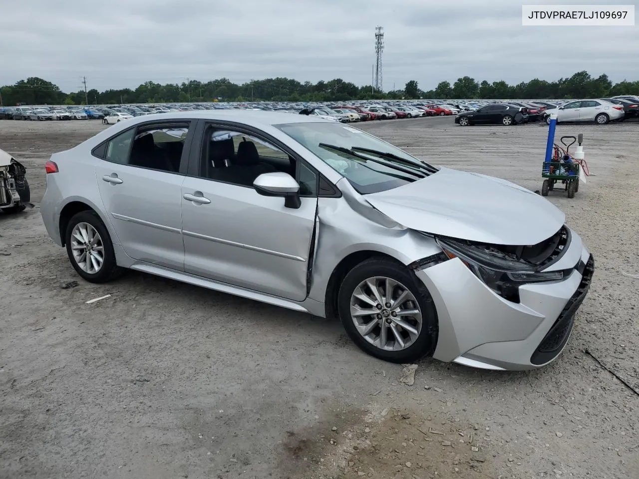 2020 Toyota Corolla Le VIN: JTDVPRAE7LJ109697 Lot: 62337024