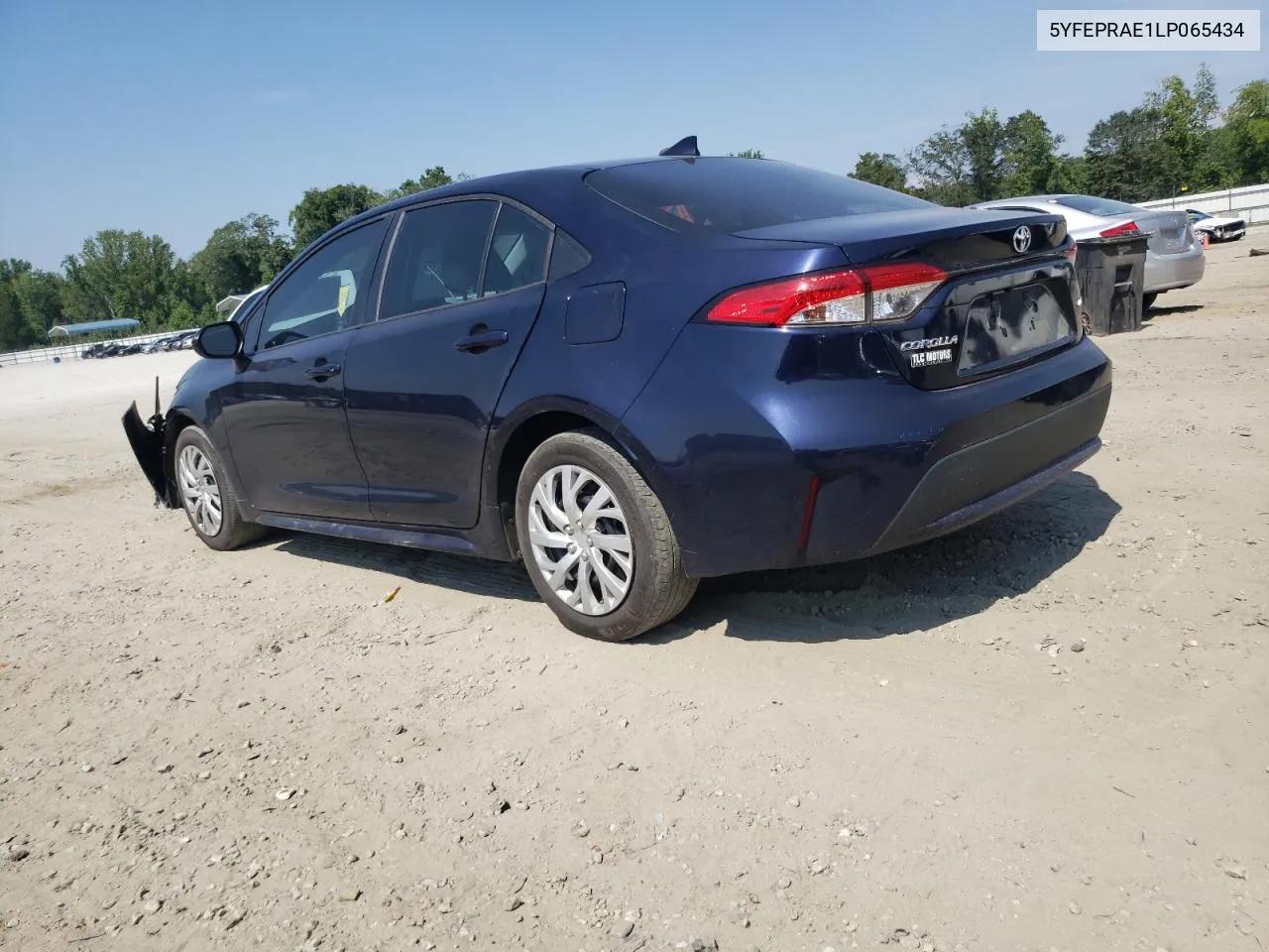 2020 Toyota Corolla Le VIN: 5YFEPRAE1LP065434 Lot: 63422584