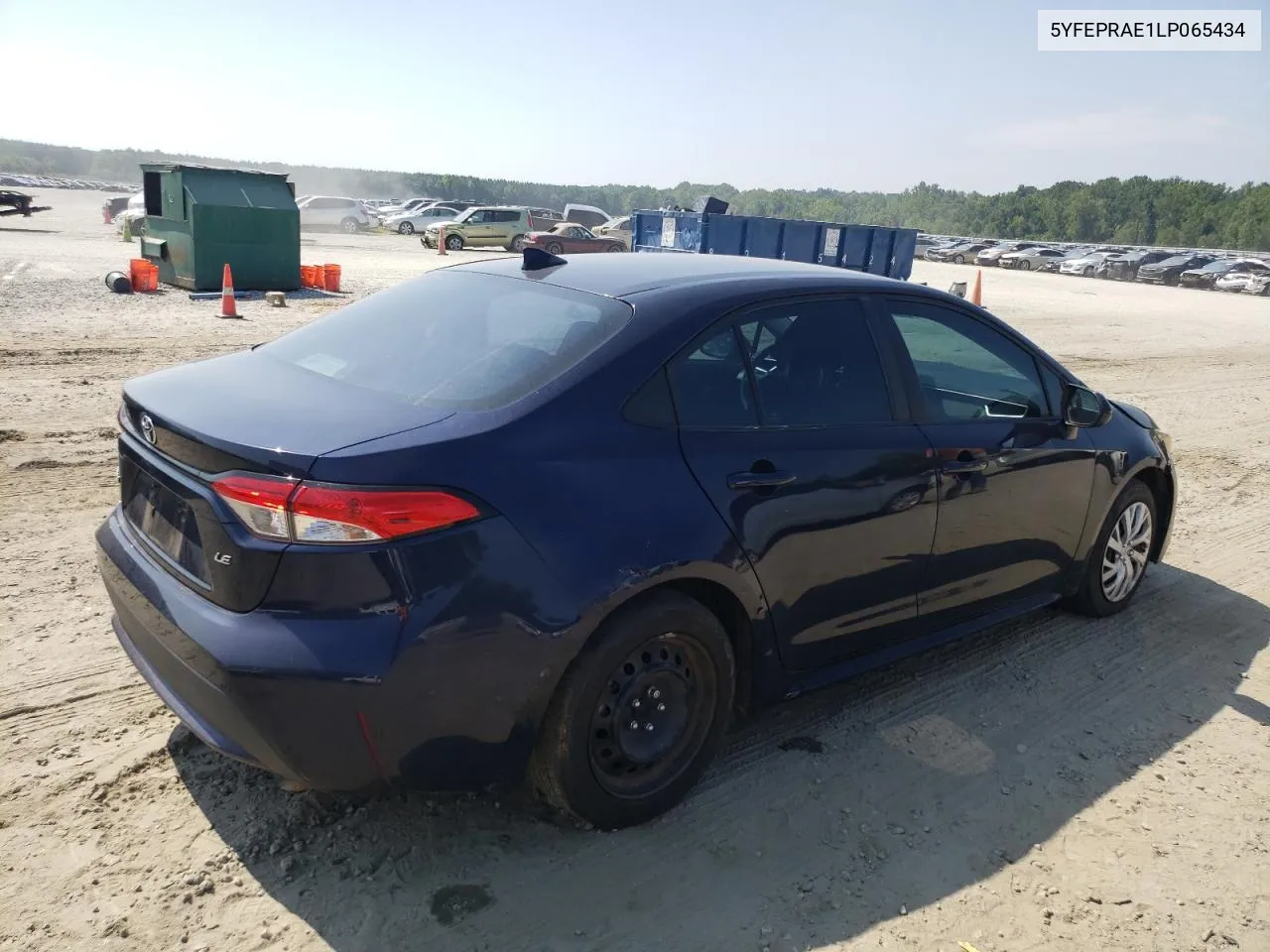 5YFEPRAE1LP065434 2020 Toyota Corolla Le