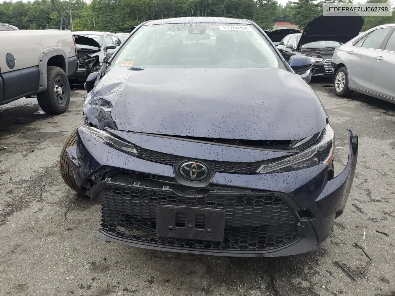 2020 Toyota Corolla Le VIN: JTDEPRAE7LJ062798 Lot: 63768204