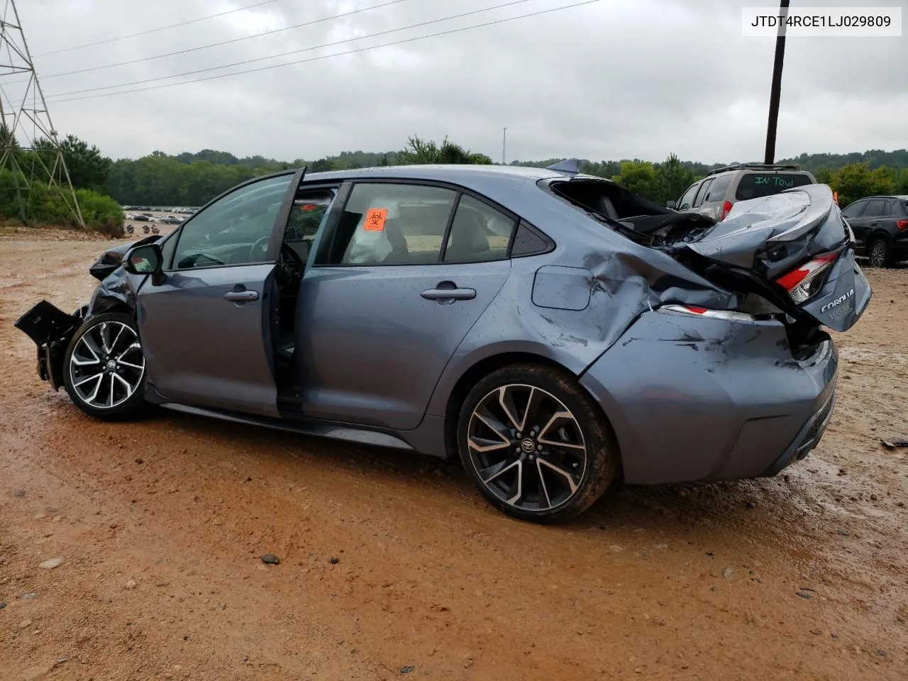 2020 Toyota Corolla Xse VIN: JTDT4RCE1LJ029809 Lot: 64860464