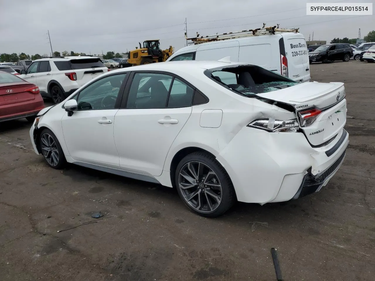 2020 Toyota Corolla Se VIN: 5YFP4RCE4LP015514 Lot: 66161014