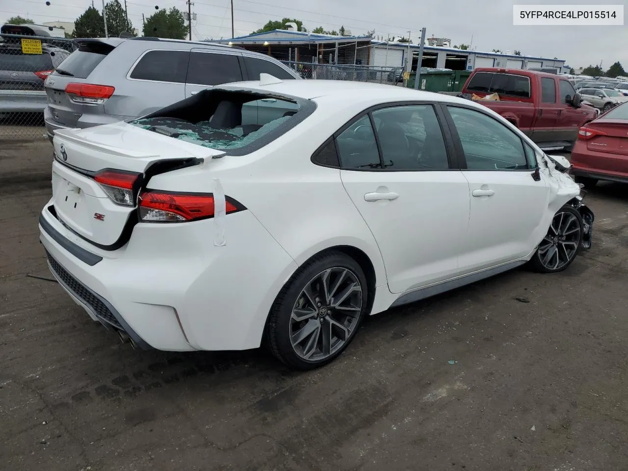 5YFP4RCE4LP015514 2020 Toyota Corolla Se