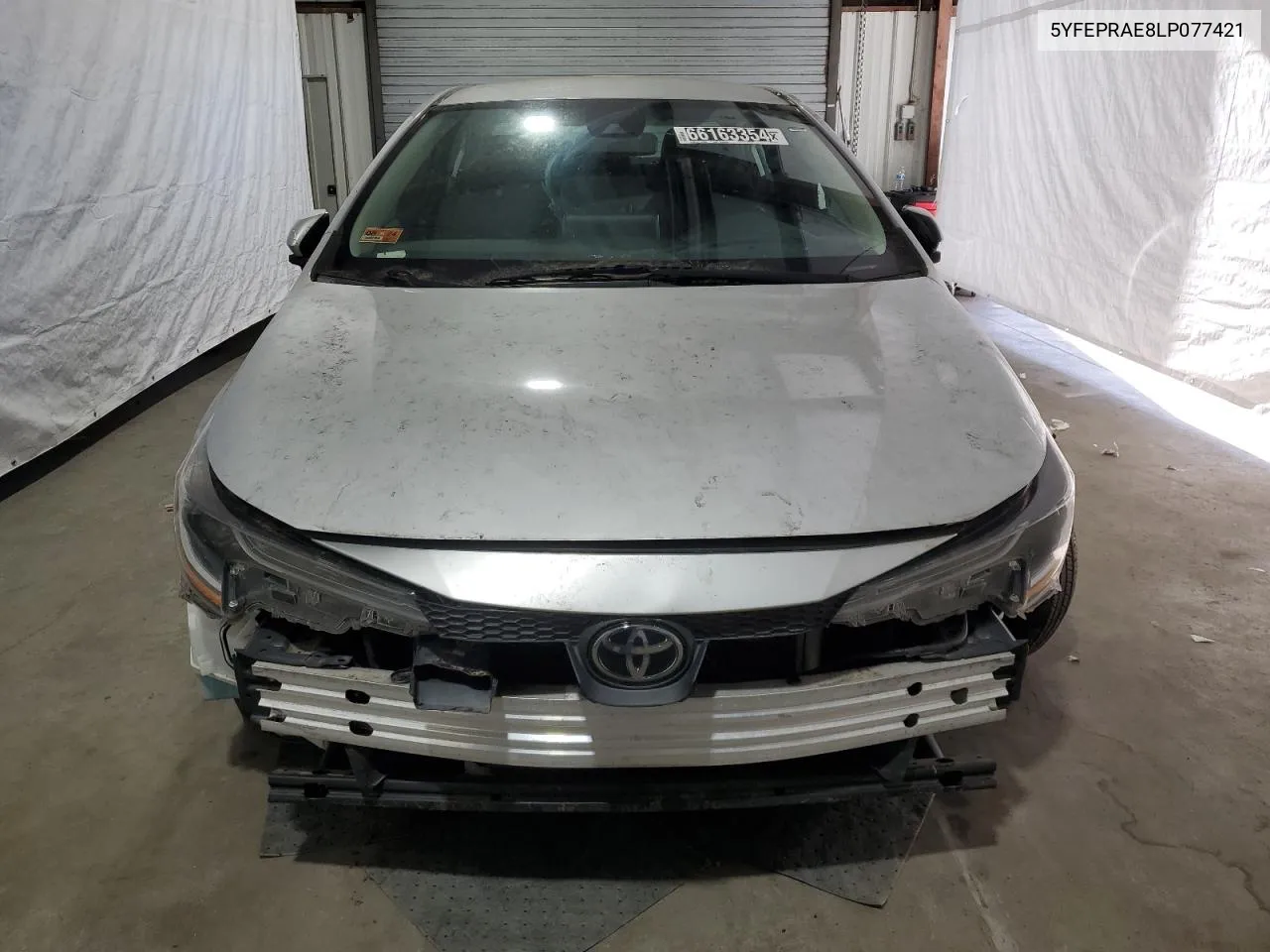 5YFEPRAE8LP077421 2020 Toyota Corolla Le