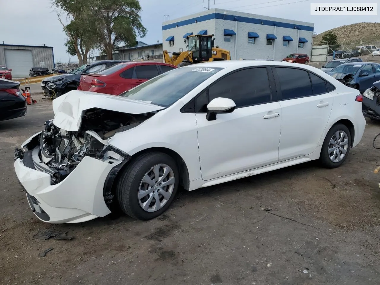 2020 Toyota Corolla Le VIN: JTDEPRAE1LJ088412 Lot: 66228844