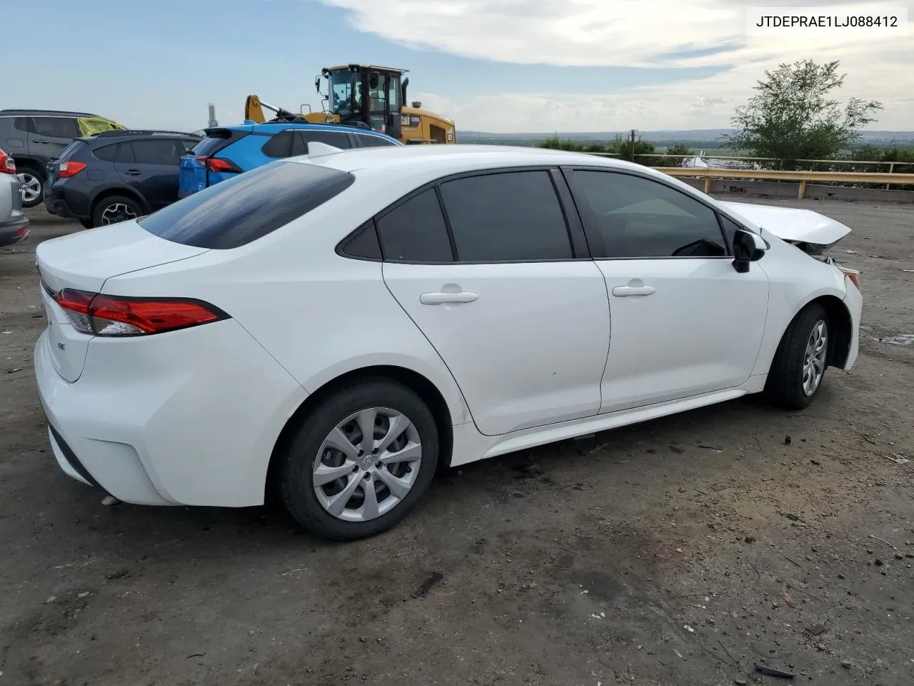 2020 Toyota Corolla Le VIN: JTDEPRAE1LJ088412 Lot: 66228844