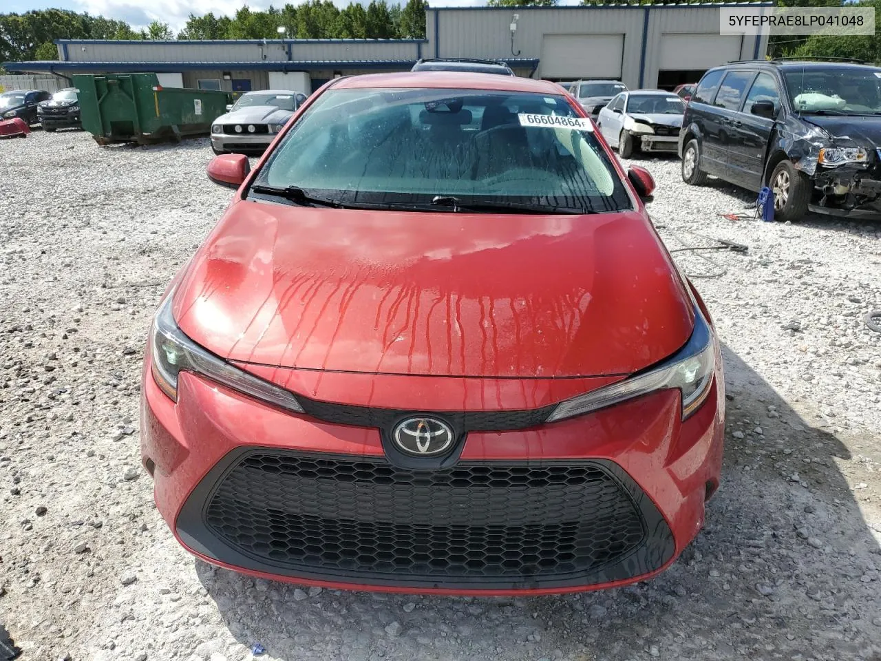 2020 Toyota Corolla Le VIN: 5YFEPRAE8LP041048 Lot: 66604864