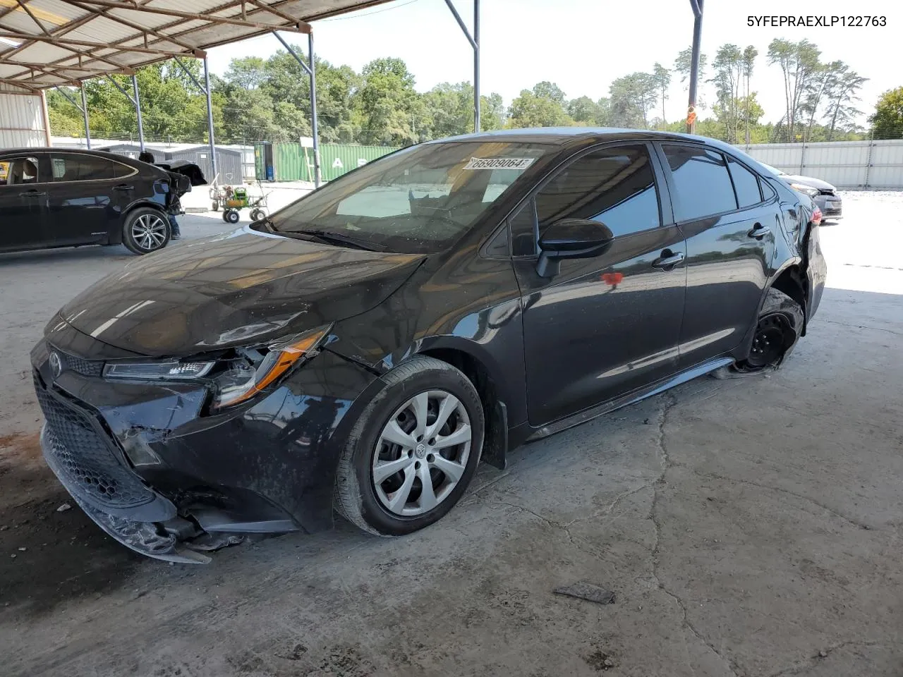 2020 Toyota Corolla Le VIN: 5YFEPRAEXLP122763 Lot: 66909064