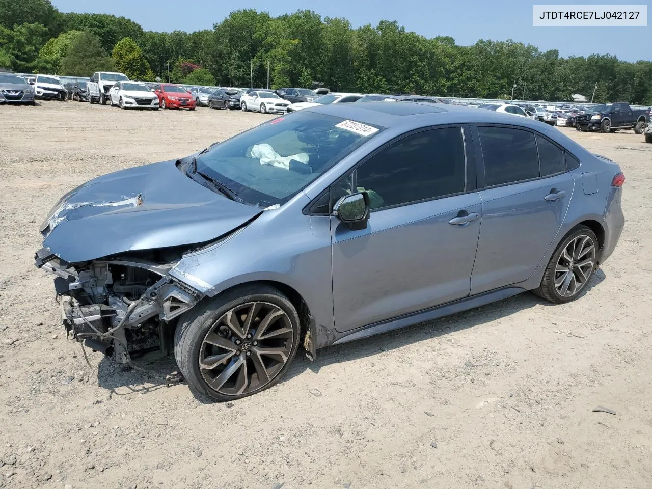 2020 Toyota Corolla Xse VIN: JTDT4RCE7LJ042127 Lot: 67237014