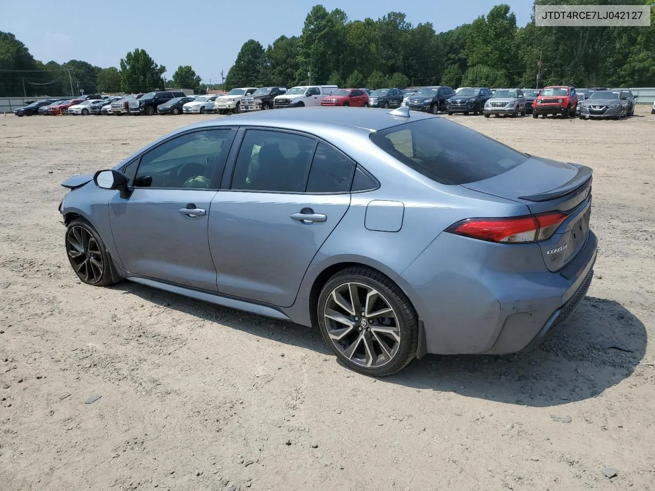 2020 Toyota Corolla Xse VIN: JTDT4RCE7LJ042127 Lot: 67237014