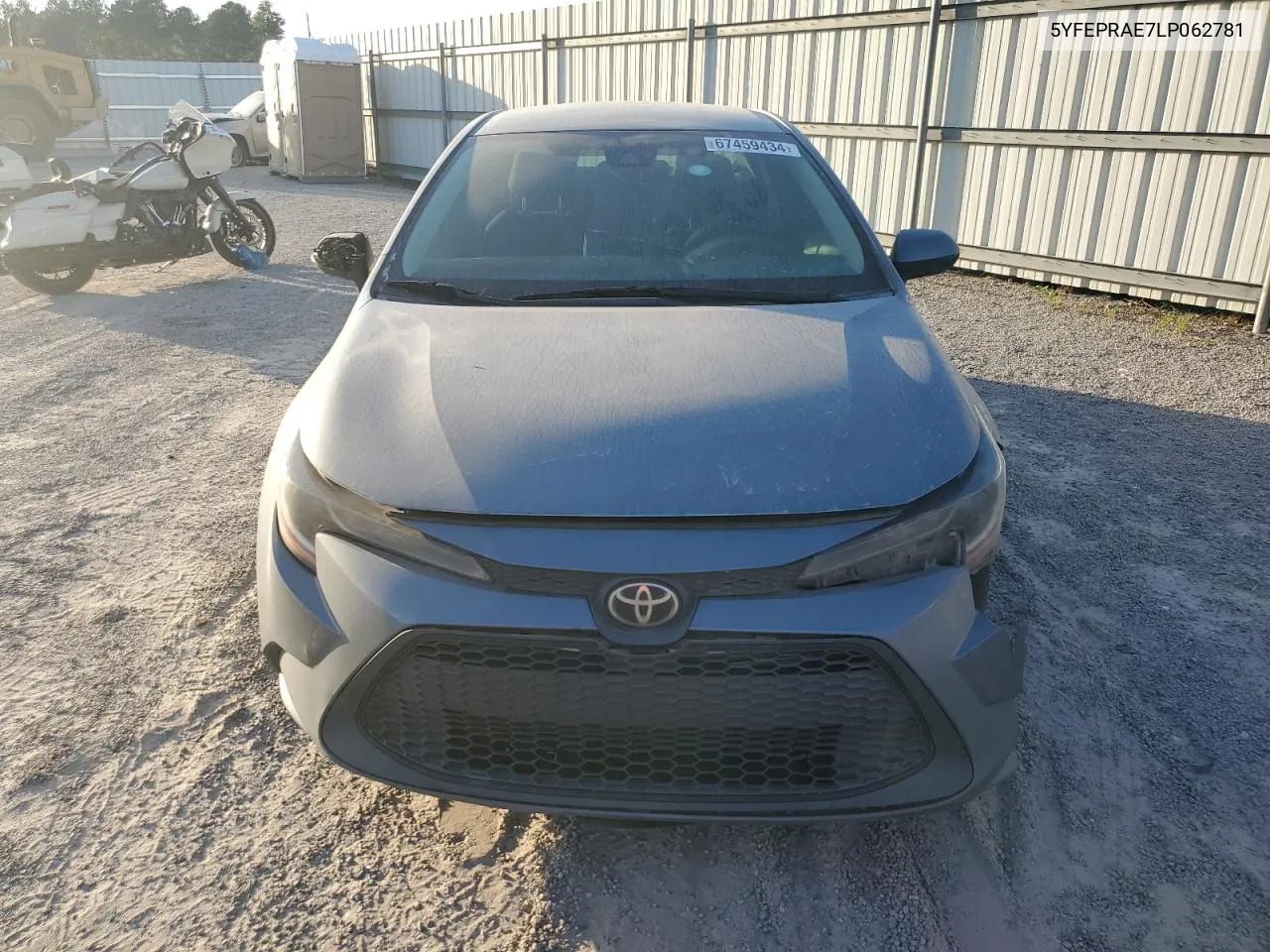 5YFEPRAE7LP062781 2020 Toyota Corolla Le