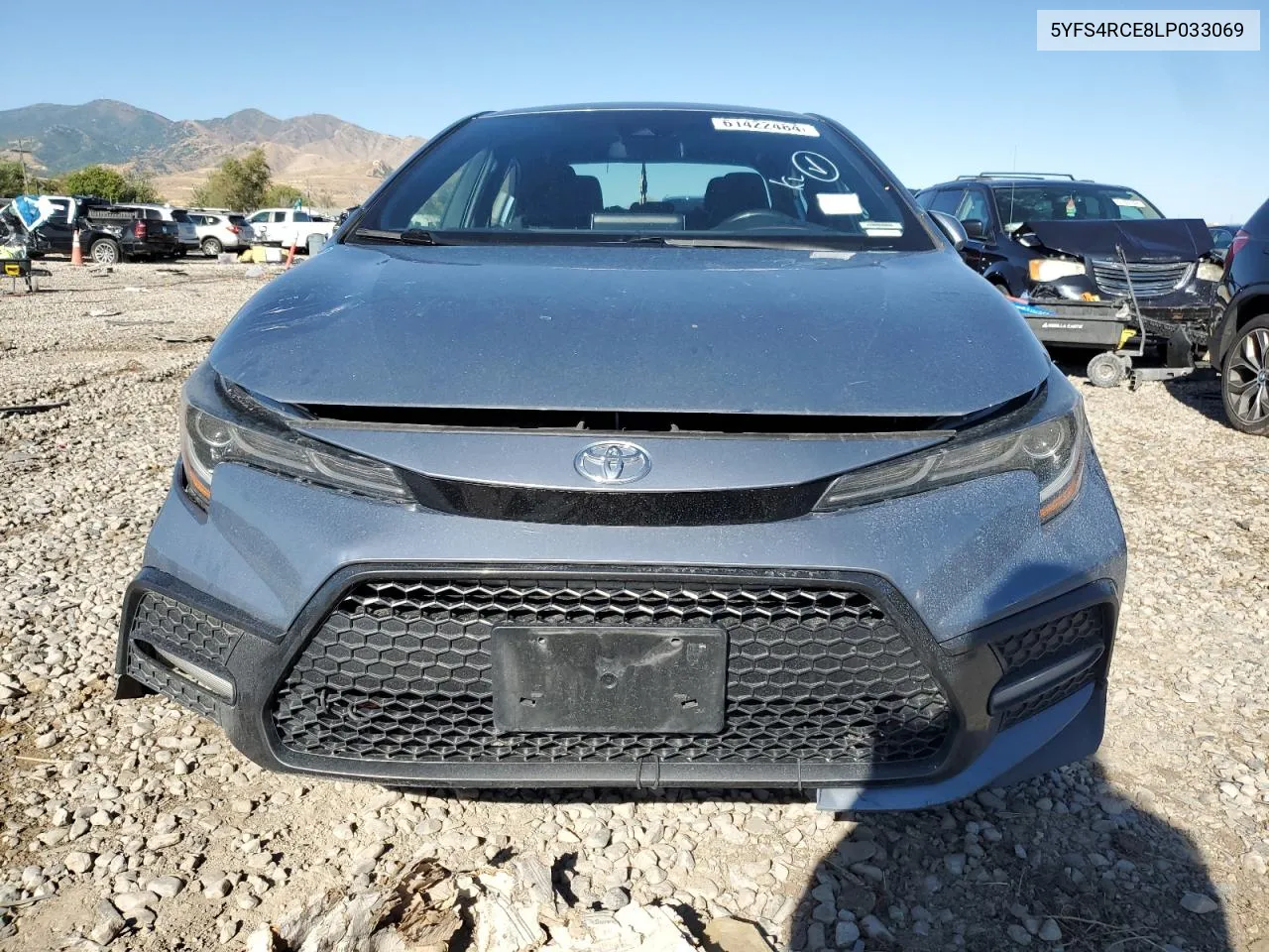 2020 Toyota Corolla Se VIN: 5YFS4RCE8LP033069 Lot: 67525494