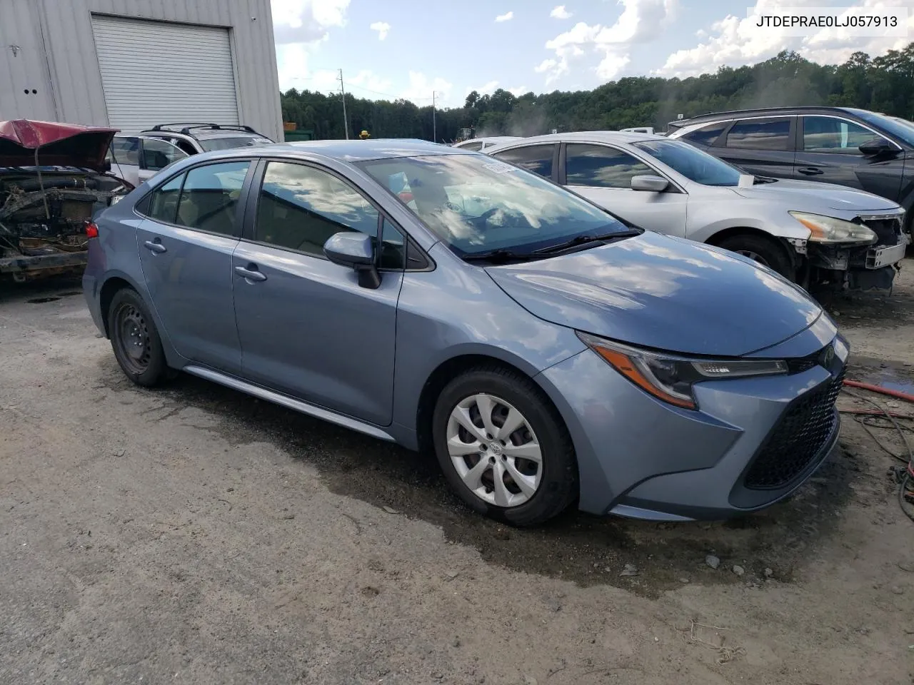 2020 Toyota Corolla Le VIN: JTDEPRAE0LJ057913 Lot: 68004634