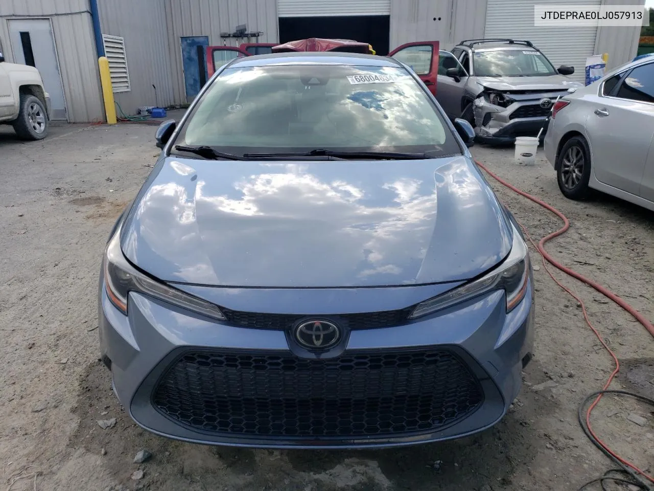 2020 Toyota Corolla Le VIN: JTDEPRAE0LJ057913 Lot: 68004634