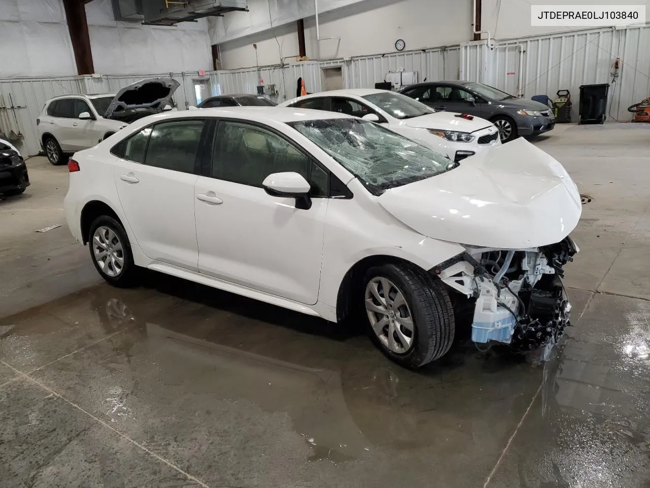 2020 Toyota Corolla Le VIN: JTDEPRAE0LJ103840 Lot: 68715784