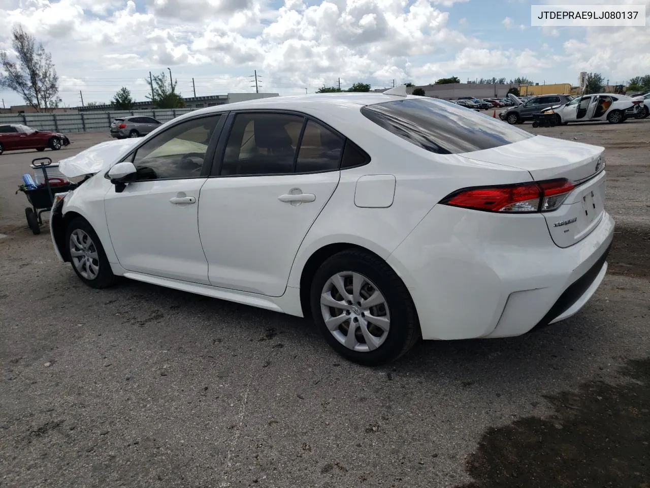 2020 Toyota Corolla Le VIN: JTDEPRAE9LJ080137 Lot: 69109074