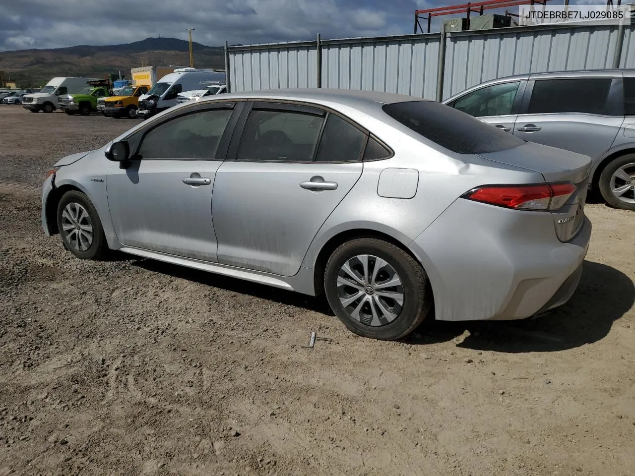 2020 Toyota Corolla Le VIN: JTDEBRBE7LJ029085 Lot: 69123964